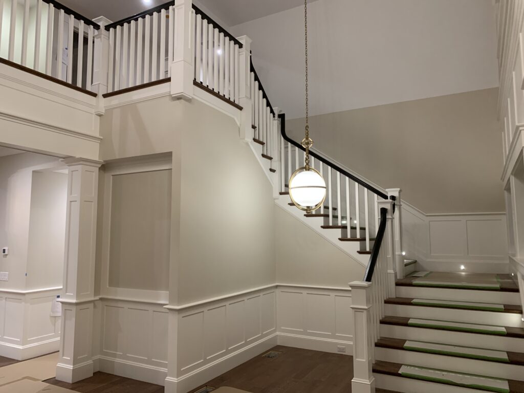 fully custom staircase and trim